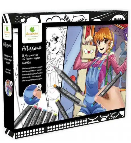 Layout and Markers Manga - Girl