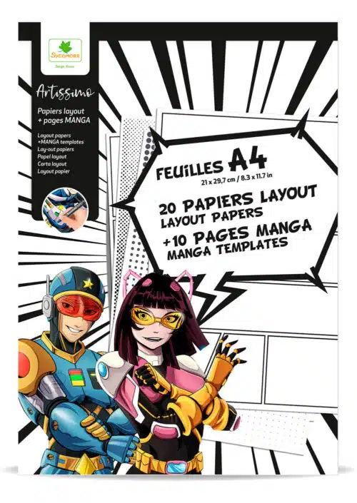 Layout Papers + Manga Templates