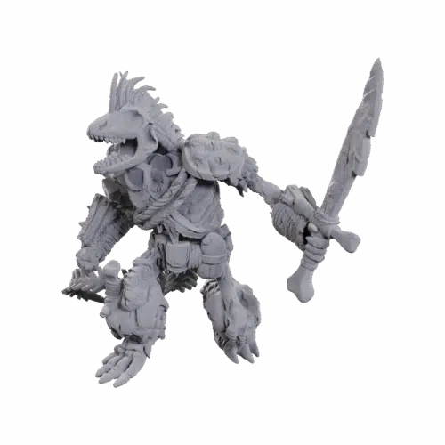 Lizardfolk Skeleton - Unpainted D&D Miniatures