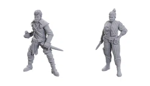 Male & Female Cutpurses - Unpainted D&D Miniatures