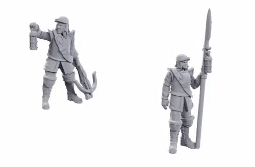 Male & Female Roadwardens - Unpainted D&D Miniatures