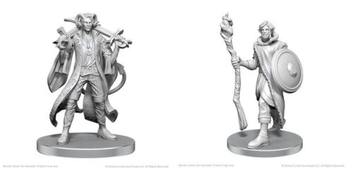 Mollymauk Tealeaf & Caduceus Clay - Critical Role Unpainted Miniatures