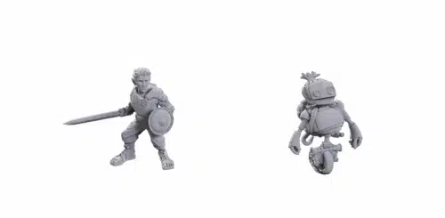 Orym of the Air Ashari & Fresh Cut Grass - Critical Role Unpainted Miniatures