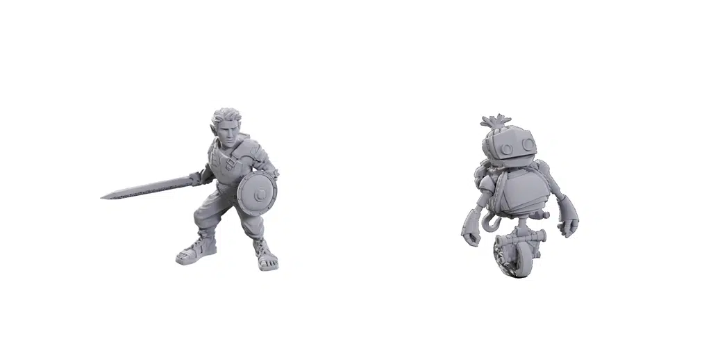 Orym of the Air Ashari & Fresh Cut Grass - Critical Role Unpainted Miniatures