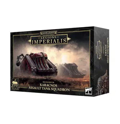 PRE-ORDER Mechanicum Karacnos Assault Tank Squadron - Horus Heresy