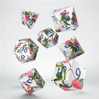 Roses - Full Art Dice Set - 7 stuks