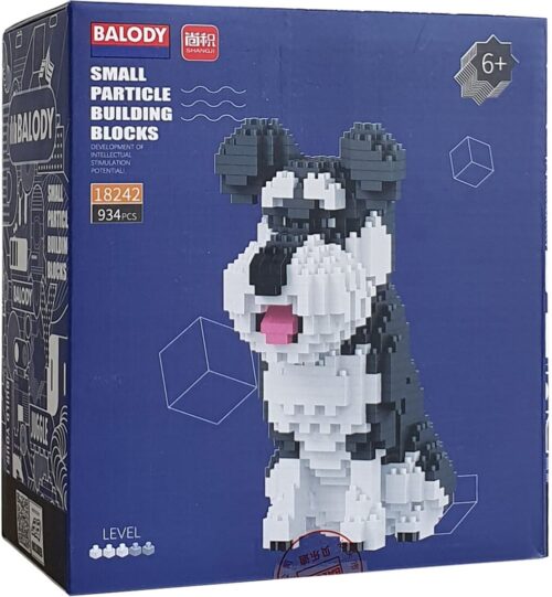 Schnauzer (klein) - NanoBlocks - 934 stukjes