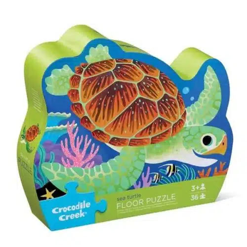 Sea Turtle - Foil Stamped Floor Puzzle - 36 stukken