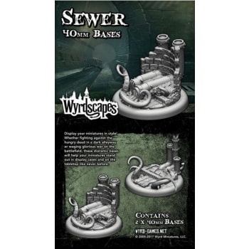 Sewer Base - 40mm - 2 stuks - Wyrdscapes
