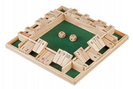 Shut the box - 4 spelers