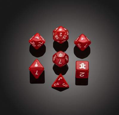 Spirit of Christmas - Polydice set - 7 stuks