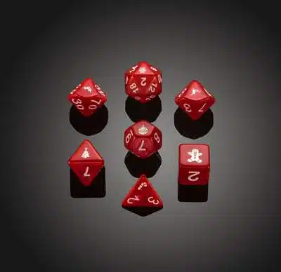 Spirit of Christmas - Polydice set - 7 stuks