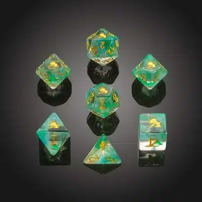 Spirit of Mermaid - Polydice set - 7 stuks