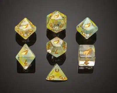 Spirit of Pegasus - Polydice set - 7 stuks