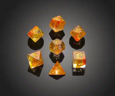 Spirit of Phoenix - Polydice set - 7 stuks