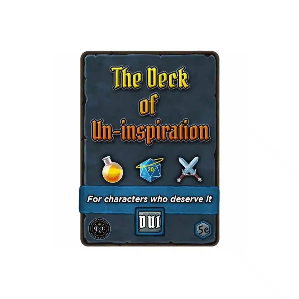 The Deck of Un-inspiration - for D&D 5.0