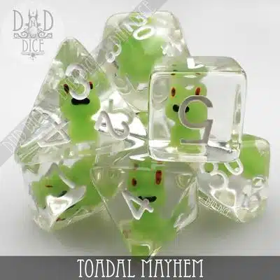 Toadal Mayhem - Dice set - 7 stuks