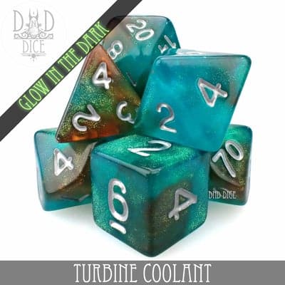 Turbine Coolant - Dice set - 7 stuks