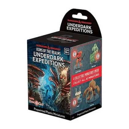 Underdark Expeditions Booster - 4 Random D&D Miniatures
