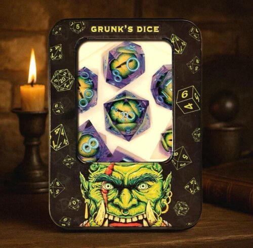 Watcher in the Abyss - Grunk's Dice Set - 7 stuks