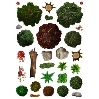 Wilderness - Add-On Scenery for RPG Battle Maps