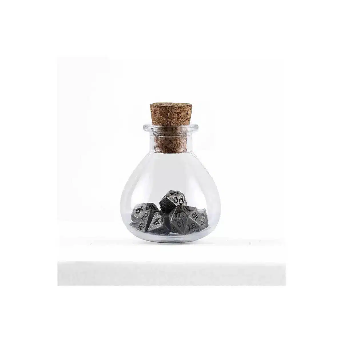 Ancient Silver - Unseelie Mini Dice set - 7 stuks