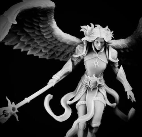 Celestial spear warrior - VirrCraft - Print on Demand