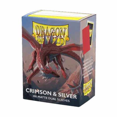 Crimson & Silver - Matte Dual Sleeves - 100 stuks