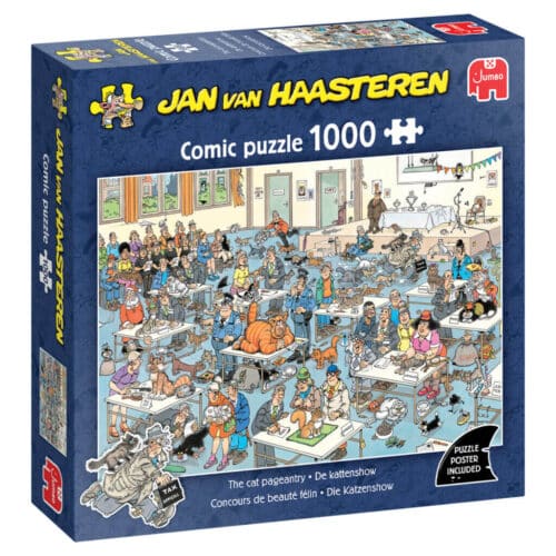 De Kattenshow - Jan van Haasteren - 1000 stukken puzzel