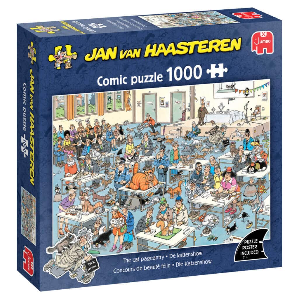 De Kattenshow - Jan van Haasteren - 1000 stukken puzzel
