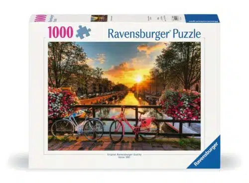 Fietsen in Amsterdam - 1000 stukken Puzzel