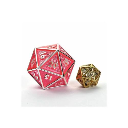 Fluorescent Pink - Metal Behemoth Chonk Spindown D20