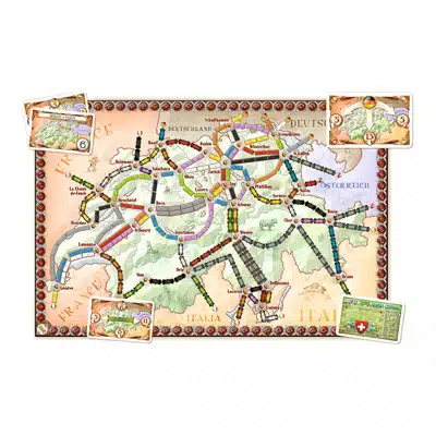 India & Switzerland (Map Coll. #2) - Ticket to Ride Uitbreiding