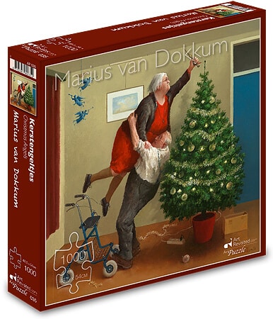 Kerstengeltjes - 1000 stukken puzzel - Marius van Dokkum