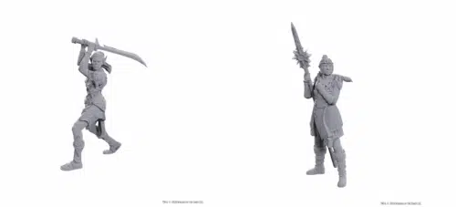 Lae'zel & Shadowheart - Unpainted D&D Miniatures Special Edition Baldur's Gate 3