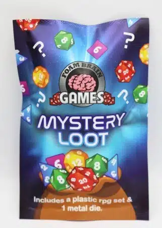 Mystery Loot: Plastic RPG Dice Set & Bonus Metal Die