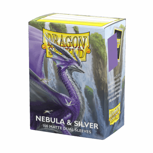 Nebula & Silver - Matte Dual Sleeves - 100 stuks