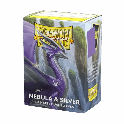 Nebula & Silver - Matte Dual Sleeves - 100 stuks
