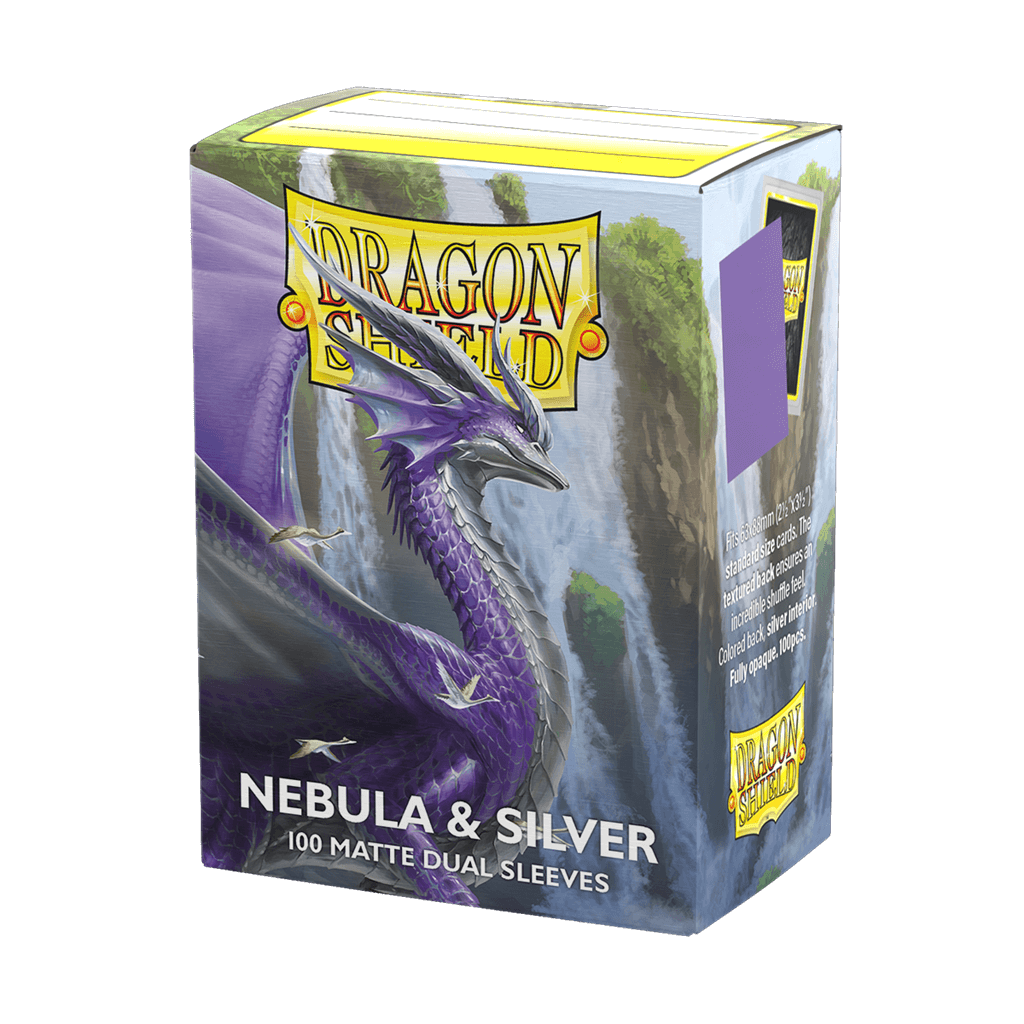 Nebula & Silver - Matte Dual Sleeves - 100 stuks