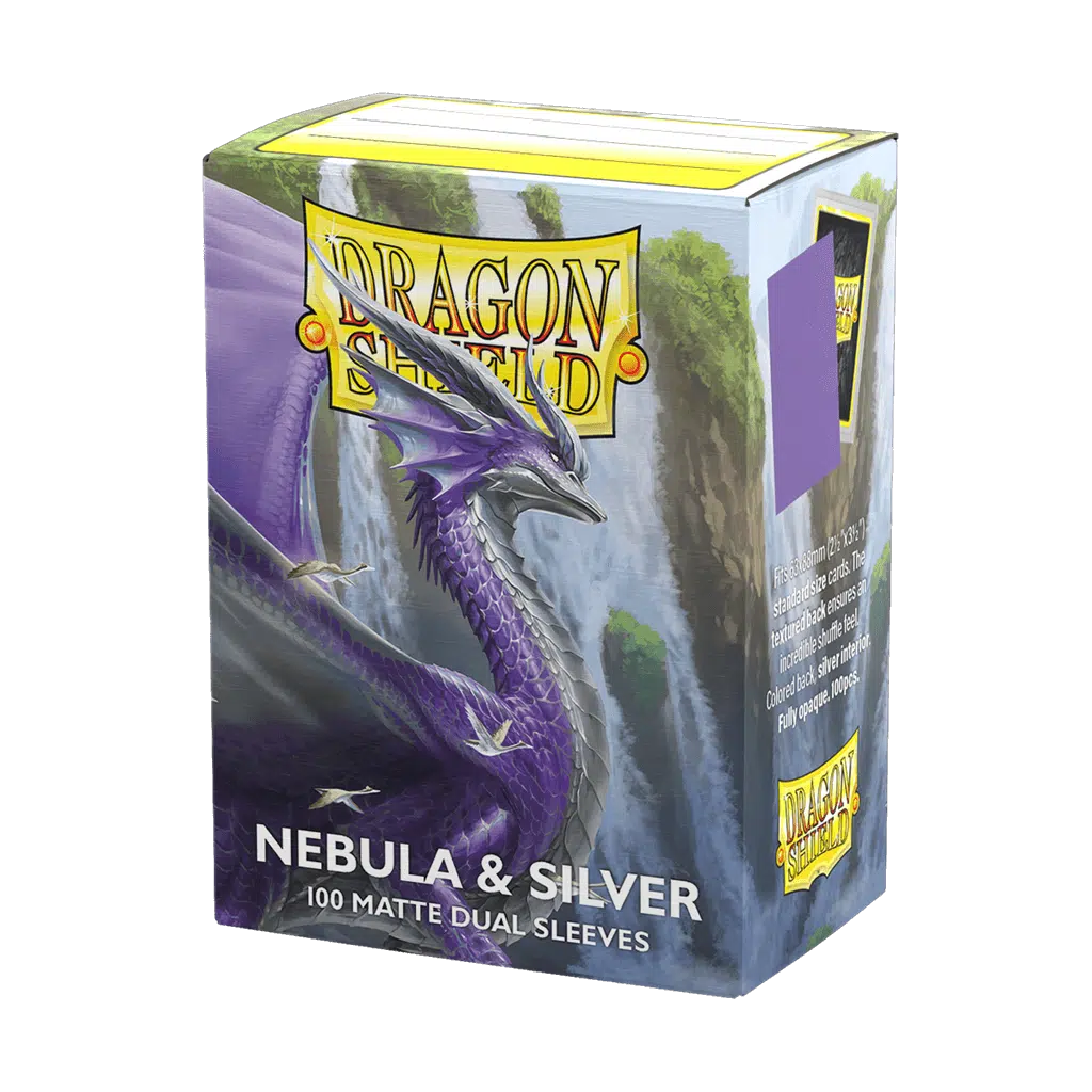 Nebula & Silver - Matte Dual Sleeves - 100 stuks