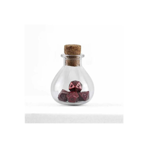 Red - Unseelie Mini Dice set - 7 stuks