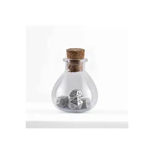 Silver - Unseelie Mini Dice set - 7 stuks