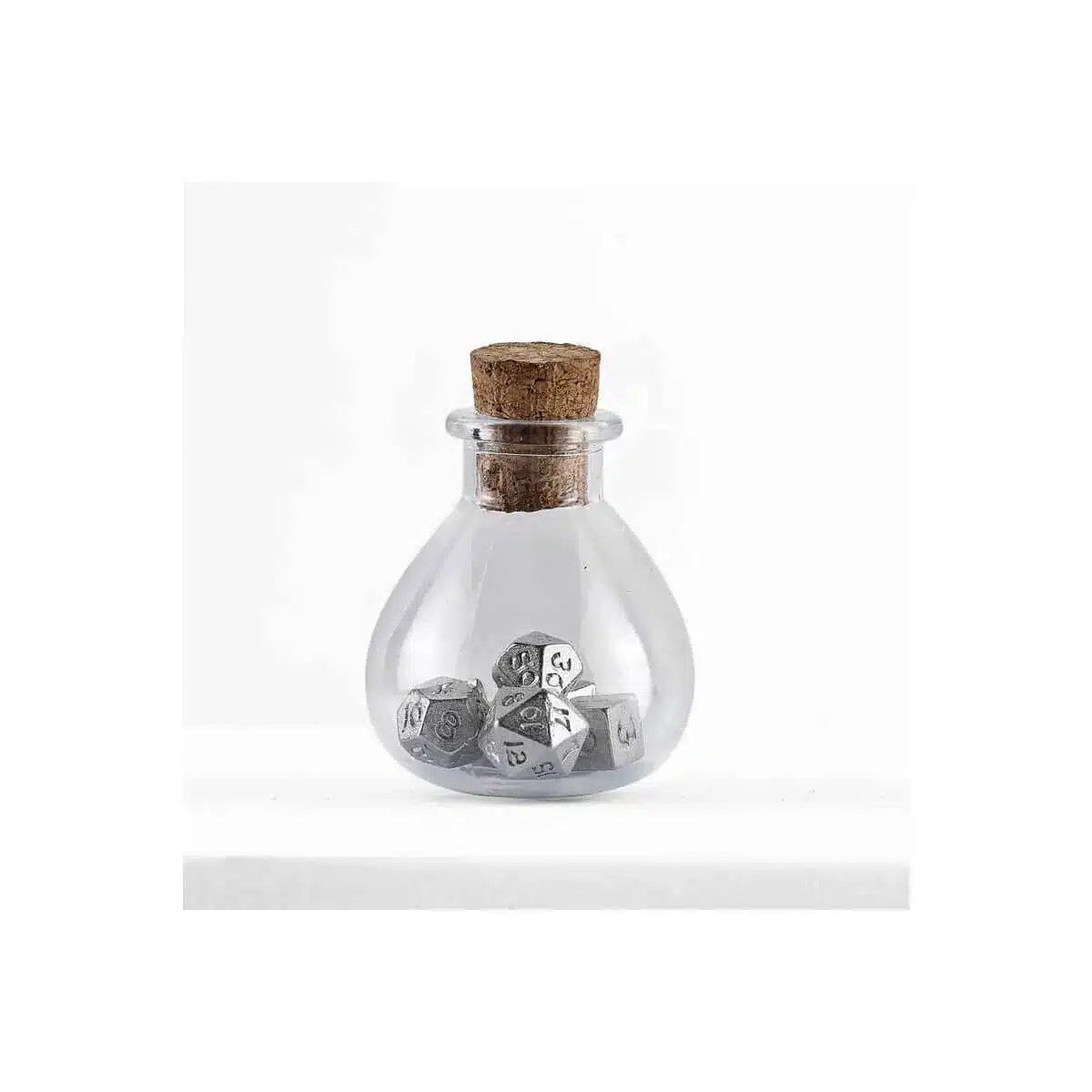Silver - Unseelie Mini Dice set - 7 stuks