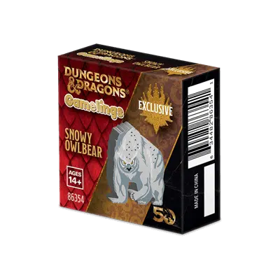 Snowy Owlbear - Dungeons & Dragons Gamelings
