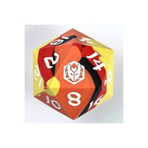 The Fire Ball - Rubber Silicone Chonk D20