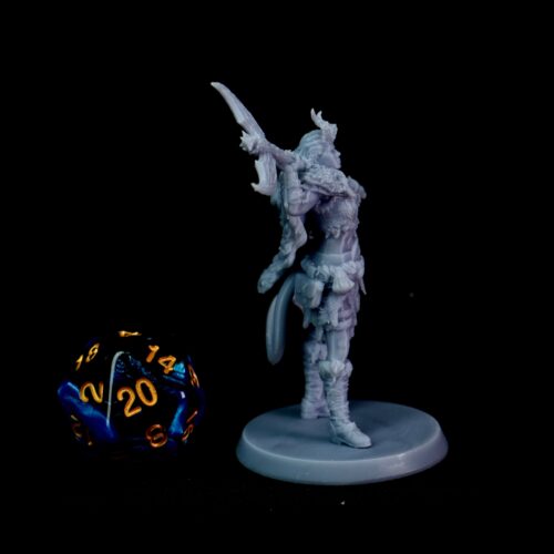 Tiefling warrior - VirrCraft - Print on Demand