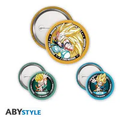 Trunks, Goten & Gotrunks - Badge Button Pack - Dragon Ball Z
