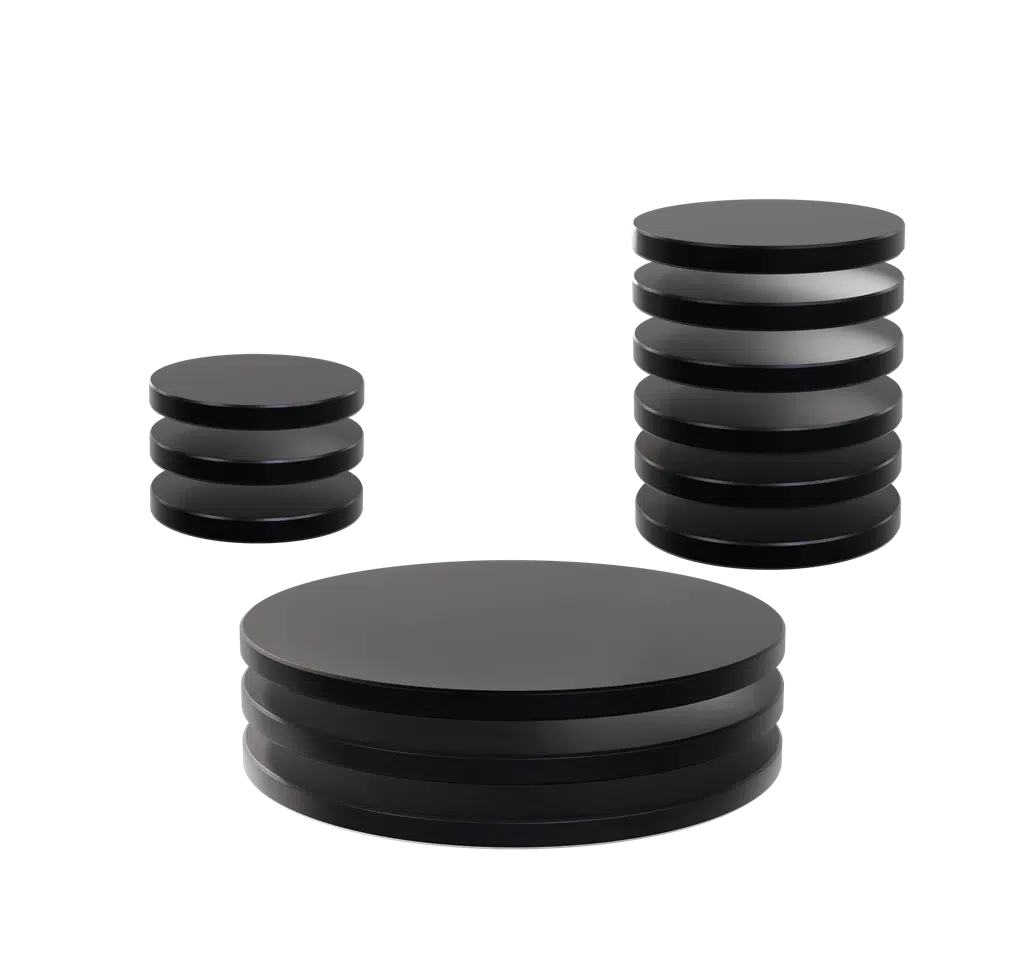 Black Bases for Miniatures
