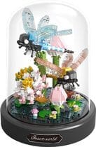 Bloemen met Libelle - NanoBlocks - 500 stukjes