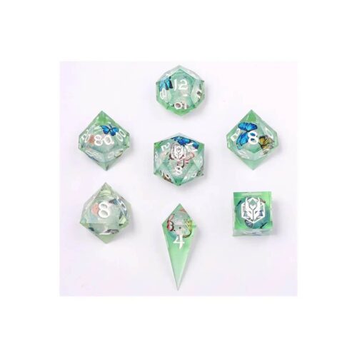Butterfly Kaleidoscope - Captured Magic Sharp Dice set - 7 stuks